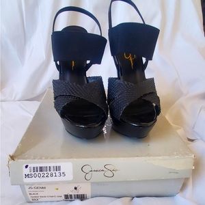 Jessica Simpson Black High Heels